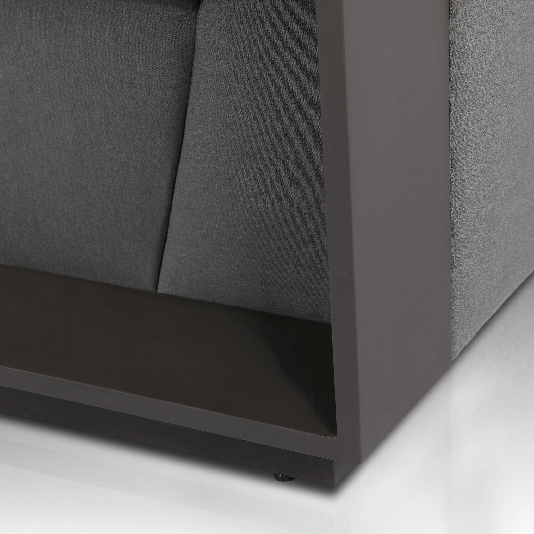 Branford Outdoor Metal Chair - Arashi Graphite - Image 11