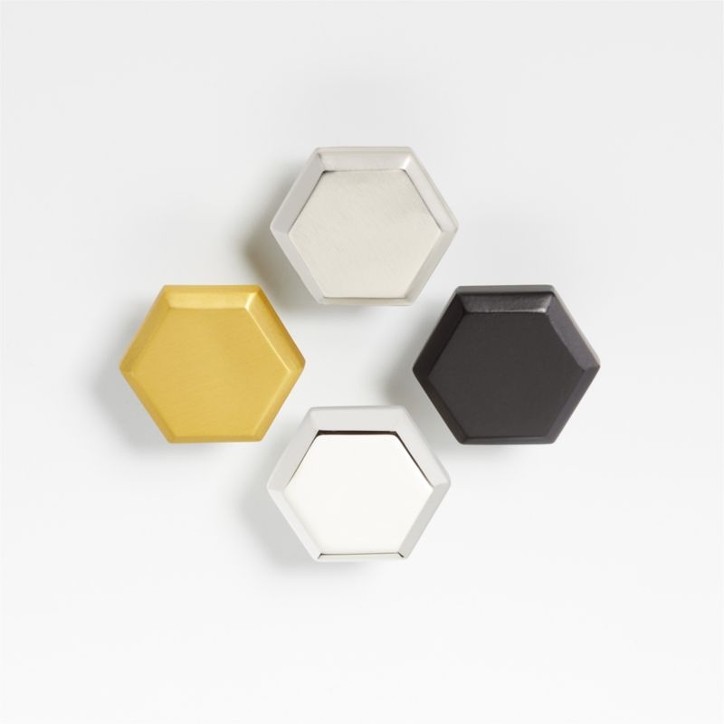 Hex 3" Brushed Nickel Bar Pull - Image 2
