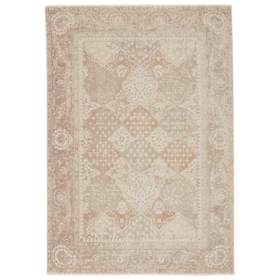 Cupertino Power Loom Area Rug in Cream/Taupe - Image 0