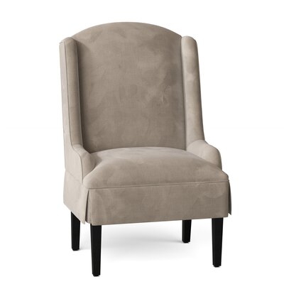 Greenwich Upholstered Wingback Arm Chair - Image 0