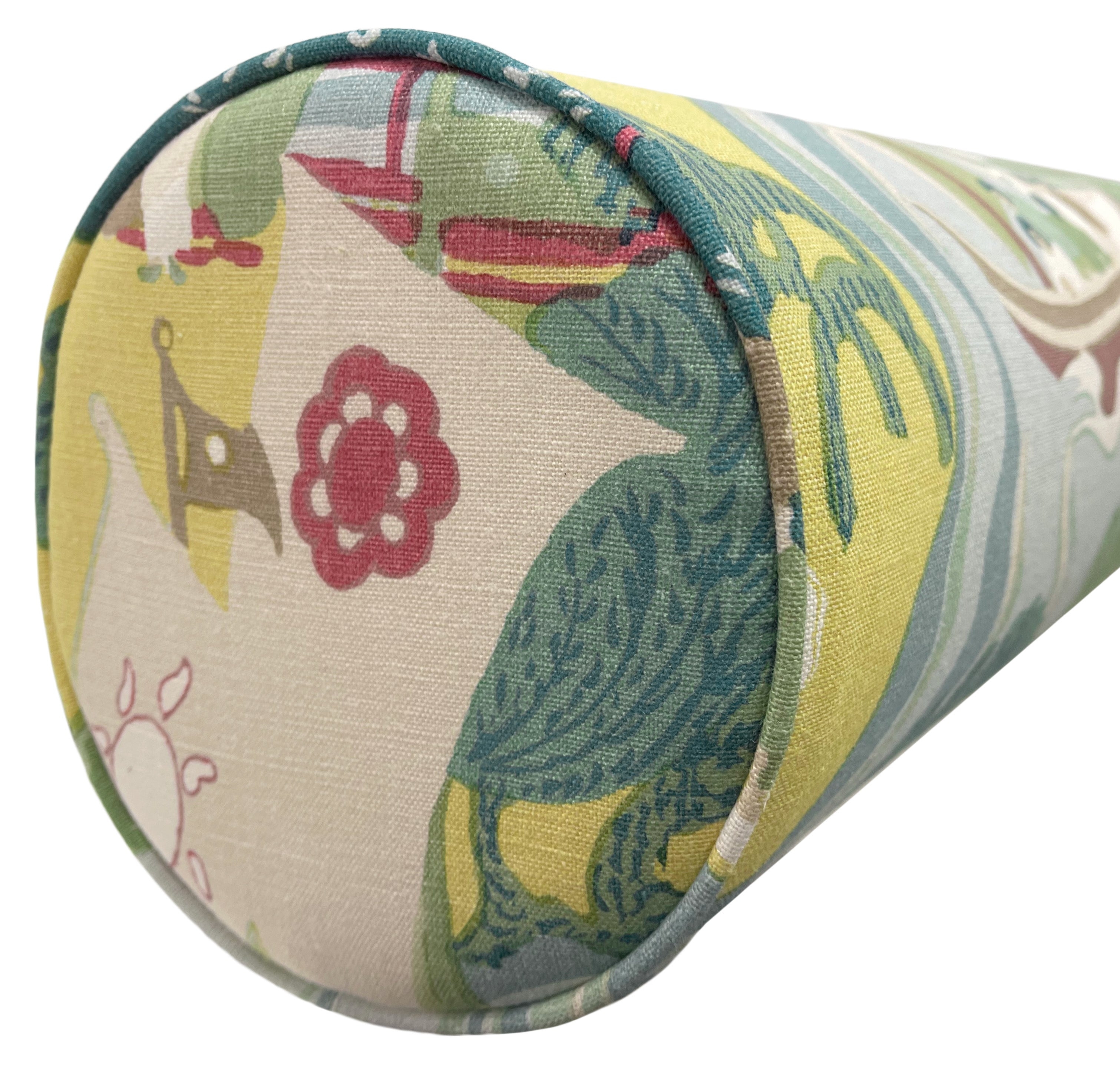 THE BOLSTER :: PEARL RIVER // YELLOW | SCHUMACHER - BY THE YARD - Image 1