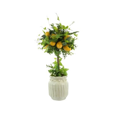 Artificial Lemon Tree in Vase - Image 0