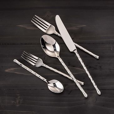 Fortessa Spindle 20pc Place Setting, Stainless Steel - Image 0