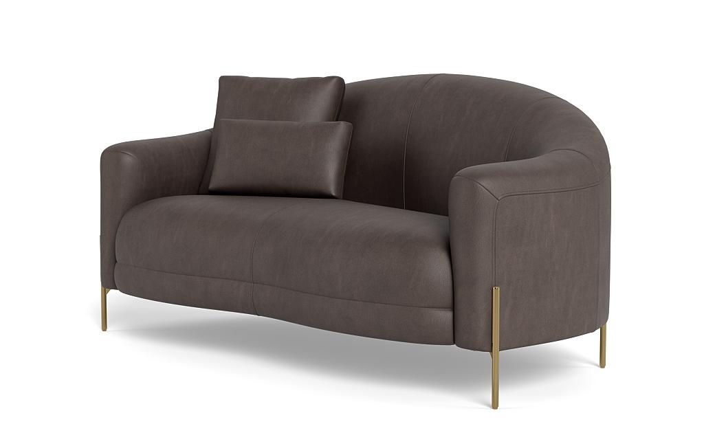 Fiona Leather Loveseat - Image 2