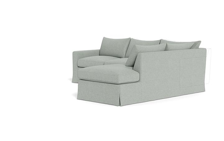 Sloan Slipcovered 3-Seat Right Bumper Sectional - Image 2