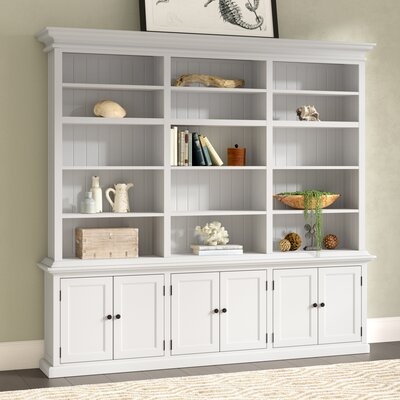 Lachlan 86.61" H x 94.5" W Library Bookcase - Image 0
