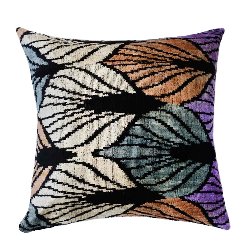 LOOMY Tata Silk Throw Pillow - Image 0