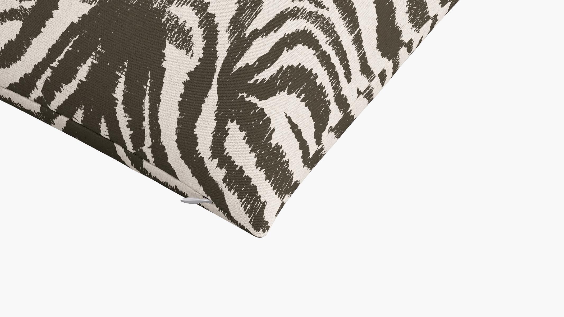 Throw Pillow 18", Zebra, 18" x 18" - Image 1