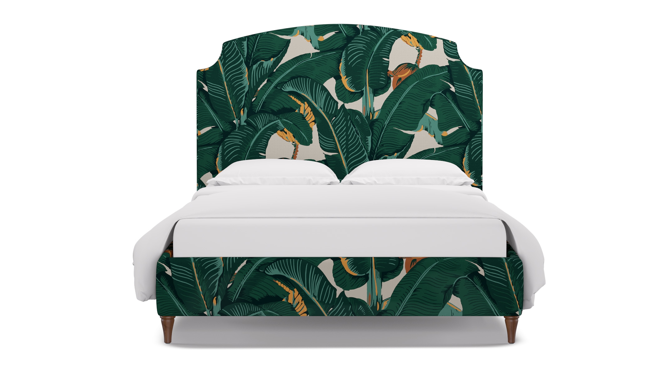 Cove Bed, Martinique®®, Walnut Decorative Tapered Leg, Twin - Image 0