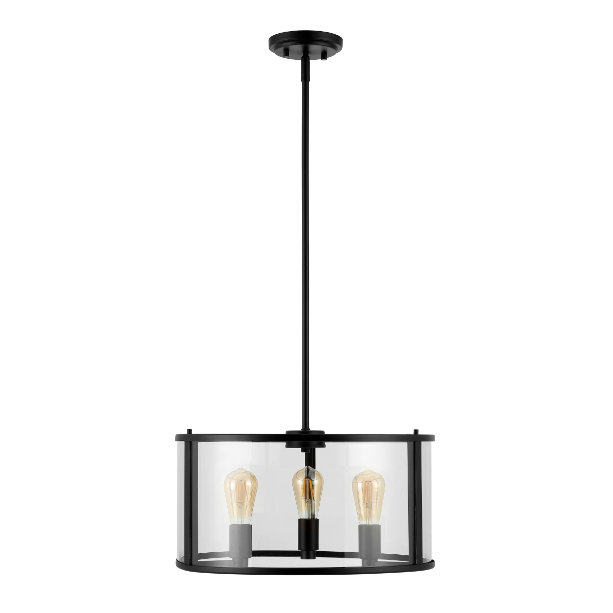 Manlen 3Lt 18 Inch Pendant - Bronze - Safavieh - Image 1