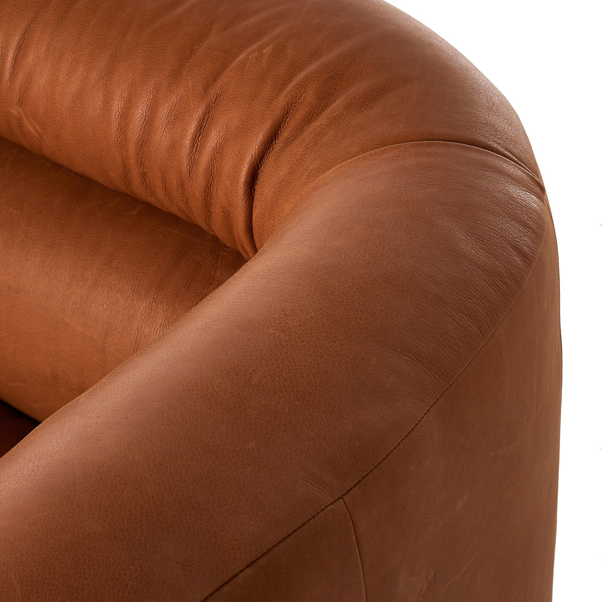 Gerrie Swivel Chair - Brickhouse Butterscotch - Image 6