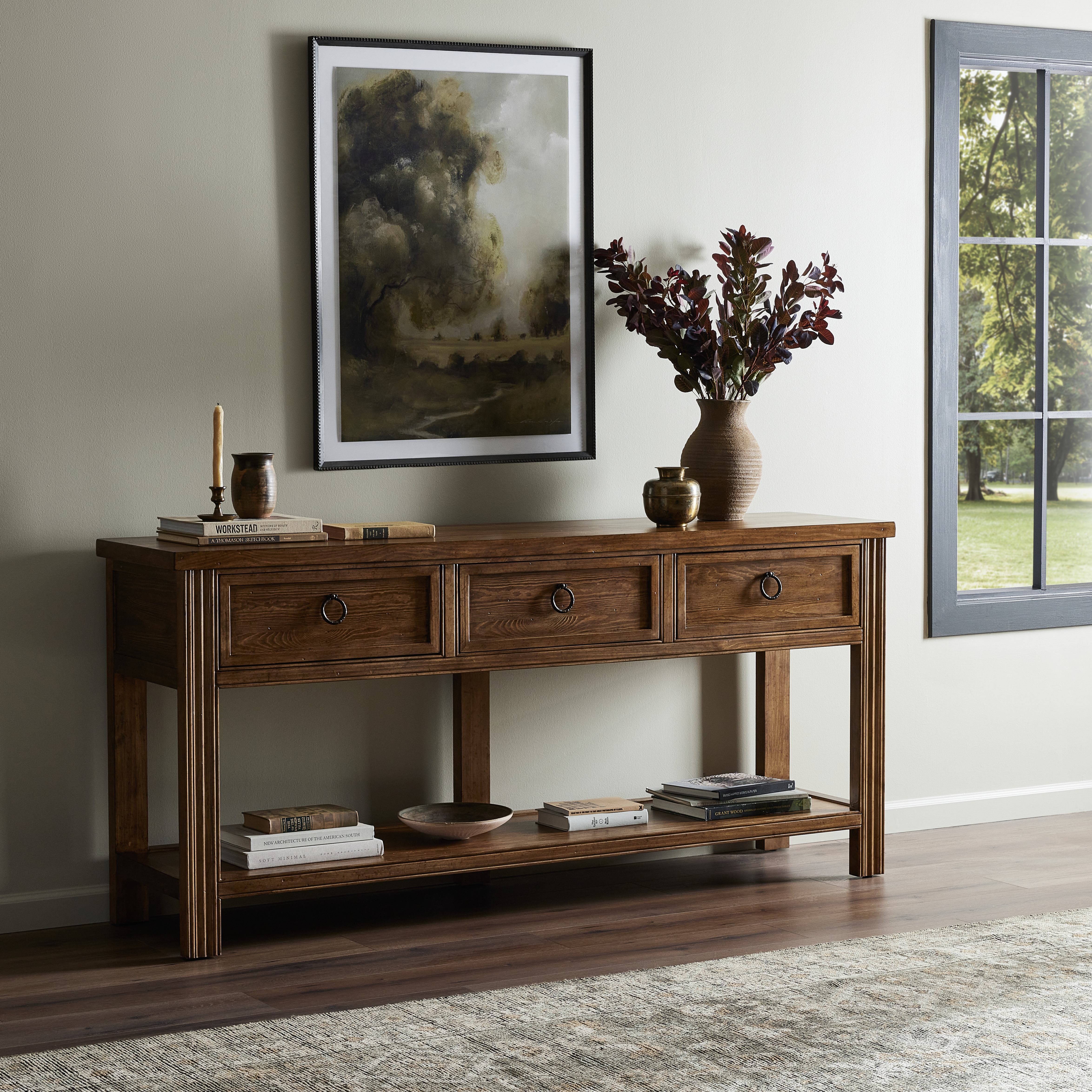 The Lazy Monsieur Partouche Table-Brown - Image 1