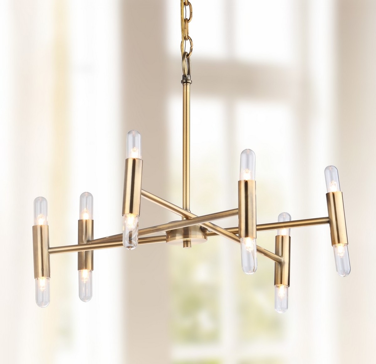 Gale Chandelier, Gold - Image 2