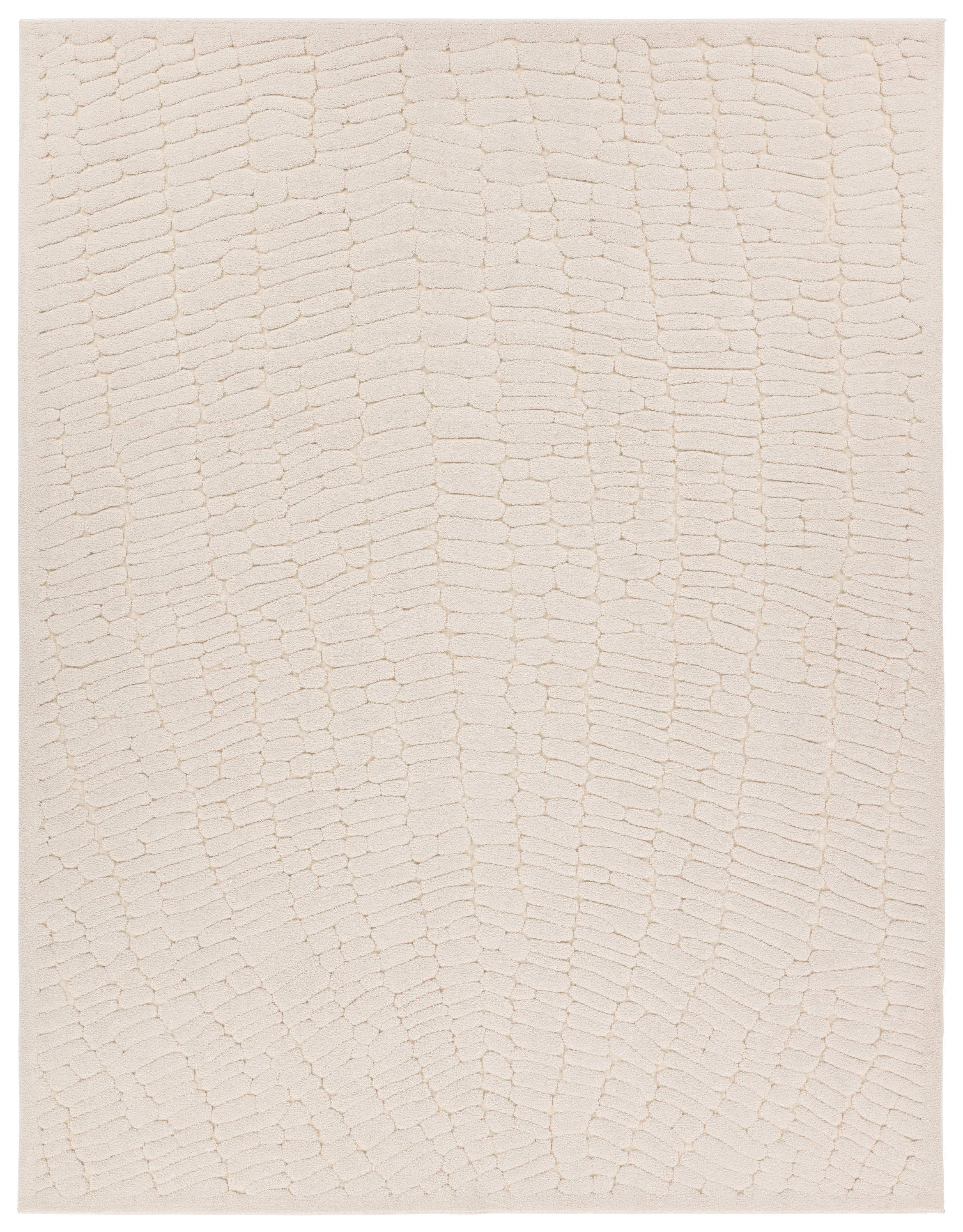 Barros Abstract Cream Area Rug (7'9"X10') - Image 0