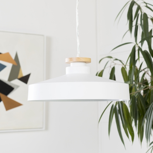 Mcclean White  16"L x 16"W x 7"H Pendant - Image 2