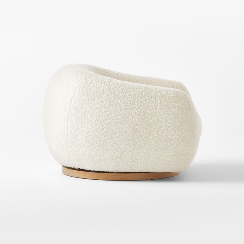 Laszlo Swivel Chair Bloce Cream by Ross Cassidy - Image 2