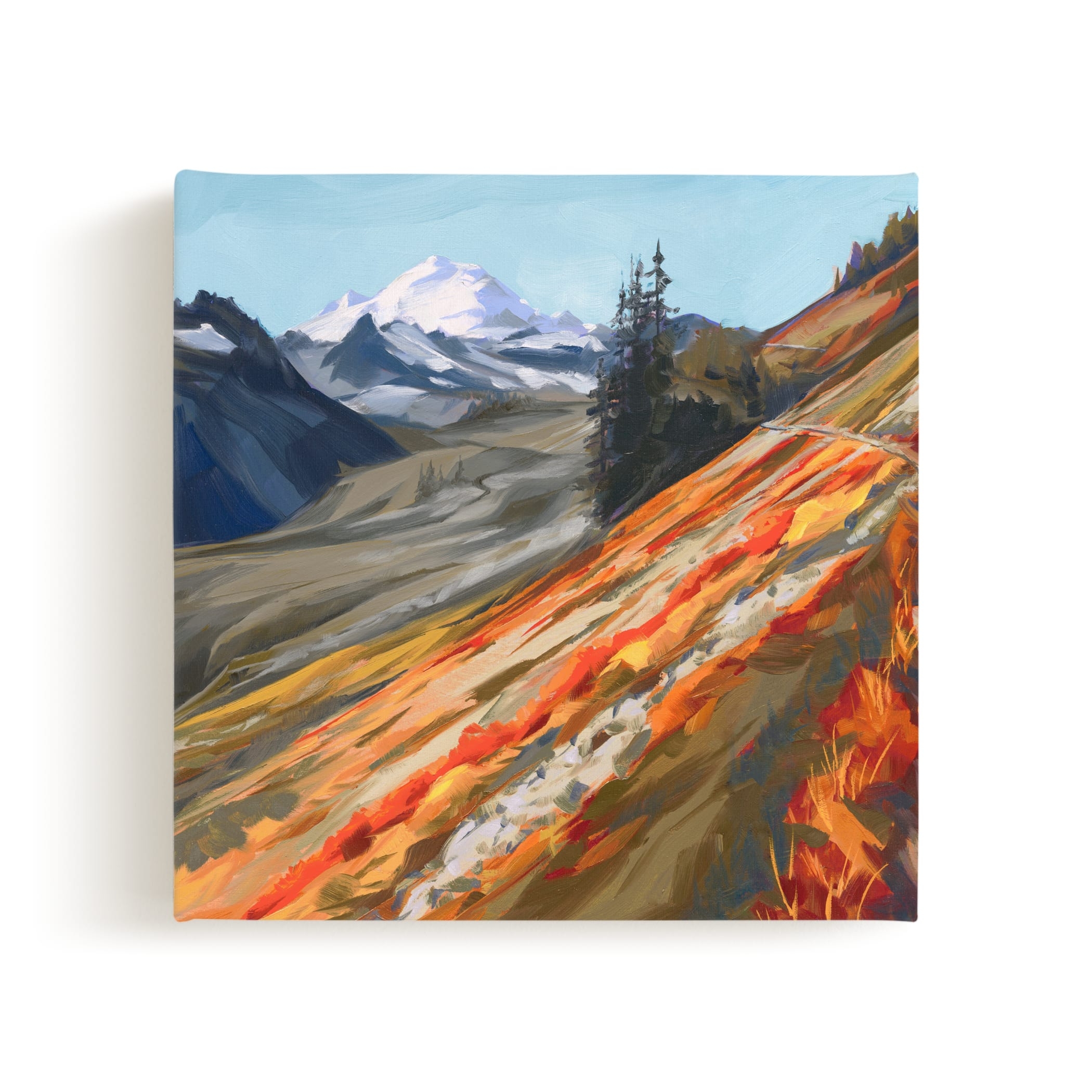 Mount Baker In Autumn Limited Edition Fine Art Print 1 - Image 0