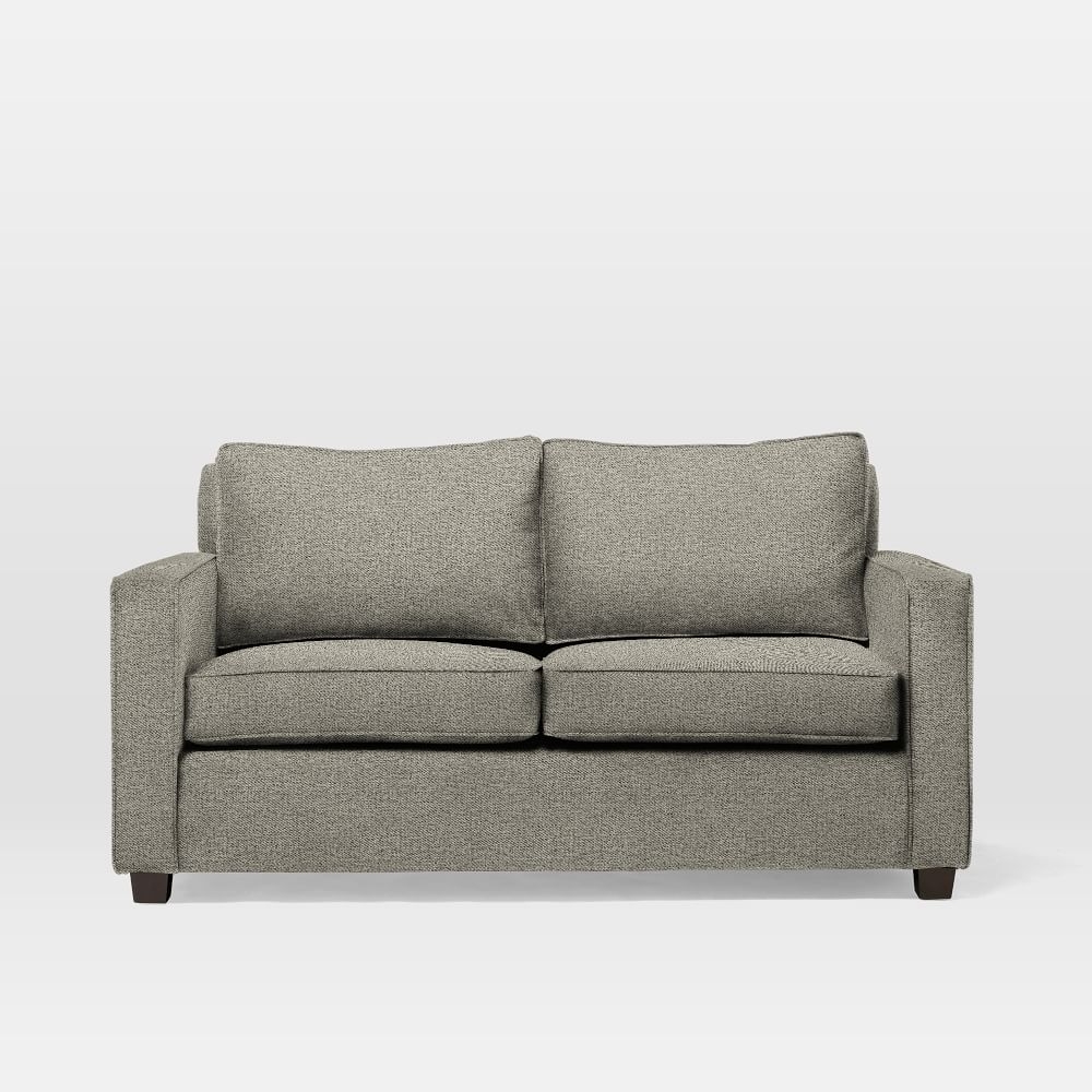 Henry Basic Sleeper Sofa, Twin, Twill, Gravel - Image 0
