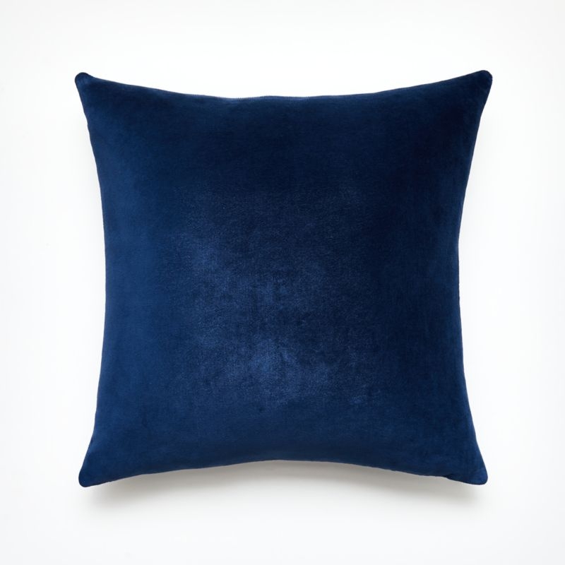 20" Brae Blue Pillow with Down-Alternative Insert - Image 2