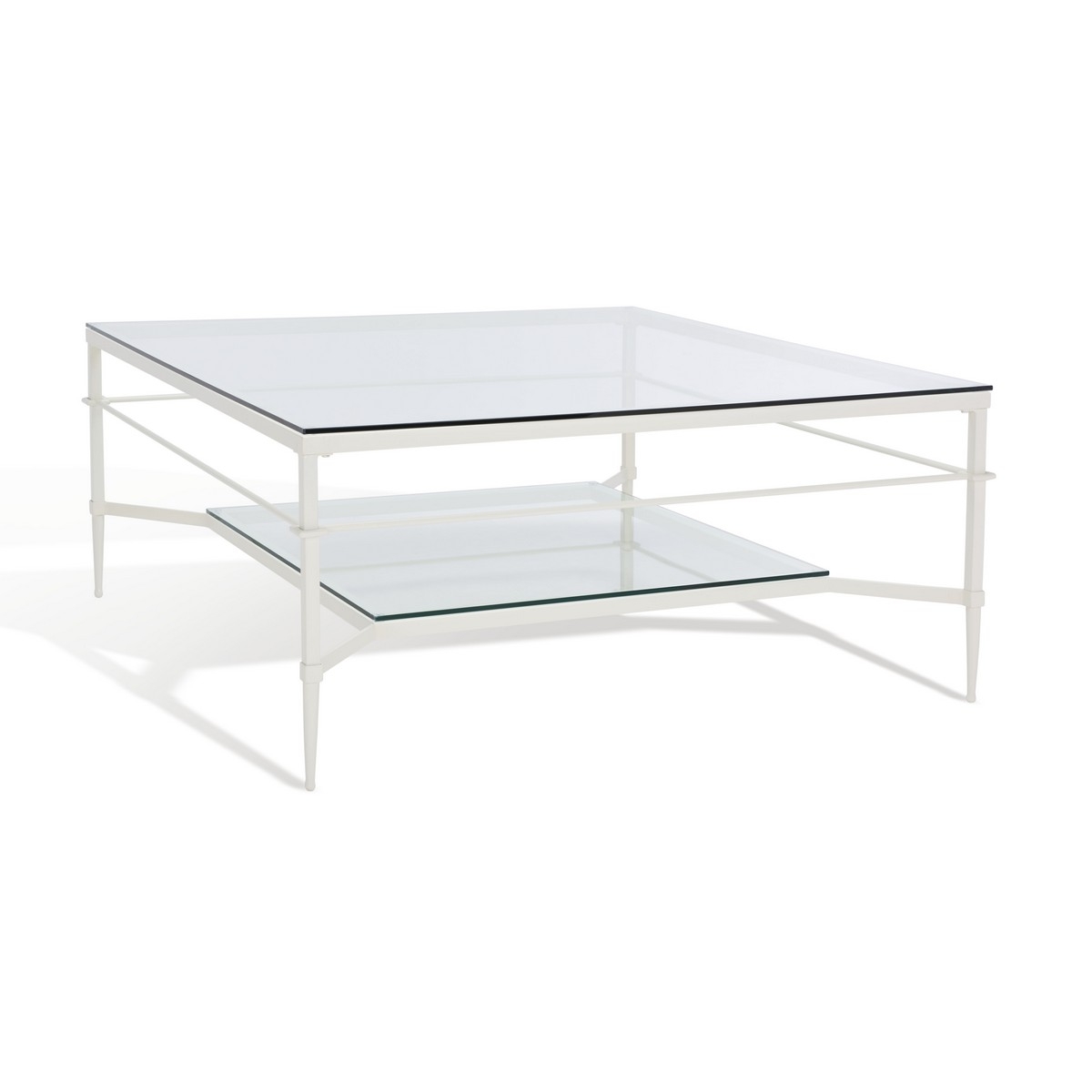 Mieka Cocktail Table - White - Safavieh - Image 5