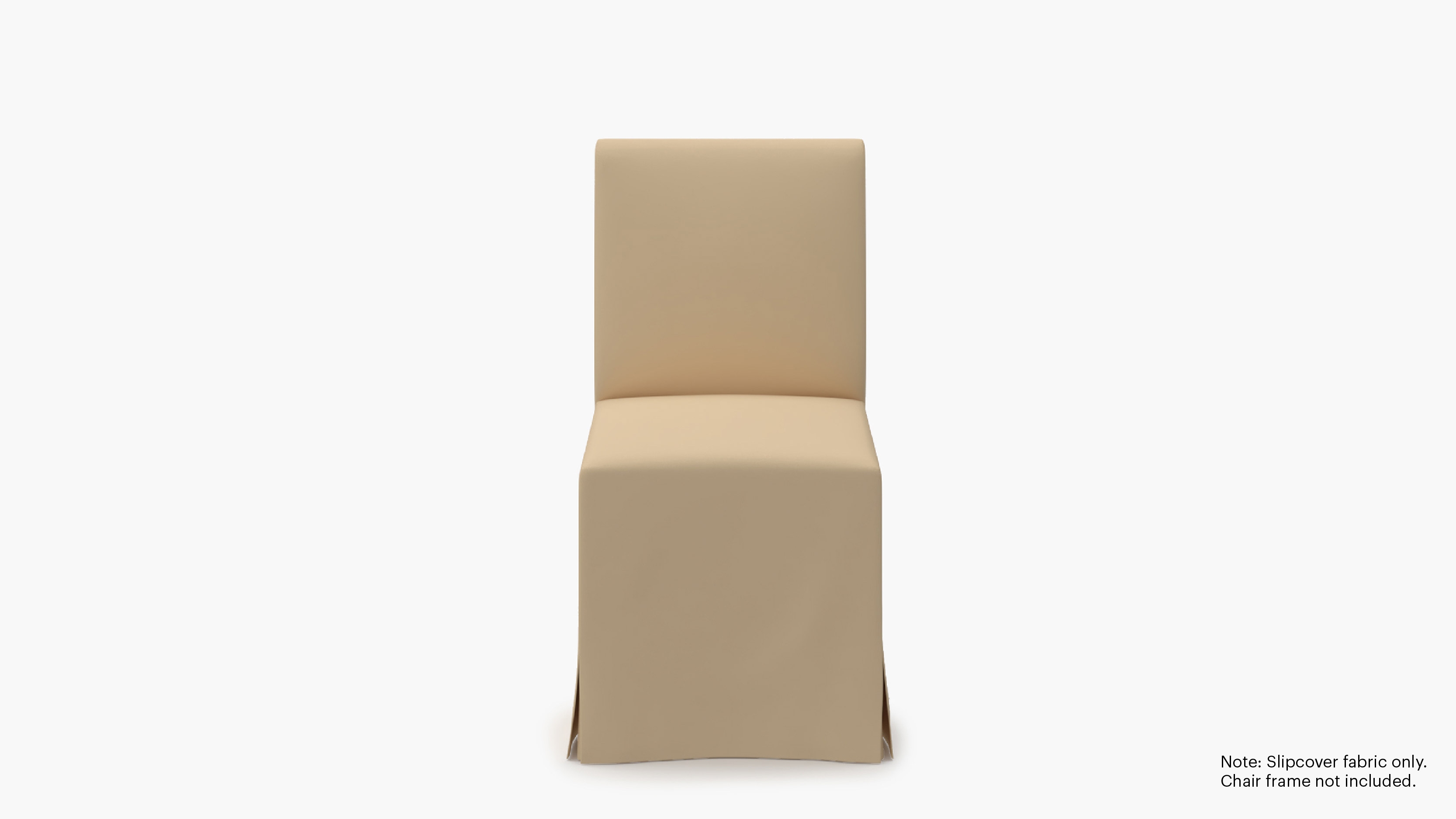 Slipcovered Signature Dining Chair - Cover Only, Flax Twill - Image 0