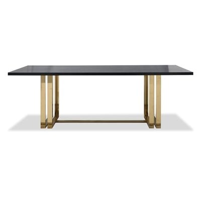 39" Trestle Dining Table - Image 0