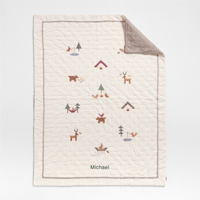 Cozy Camper Cotton Voile Kids Full/Queen Quilt - Image 5