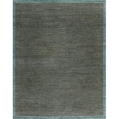 Hand Knotted Wool Charcoal Area Rug - Image 0