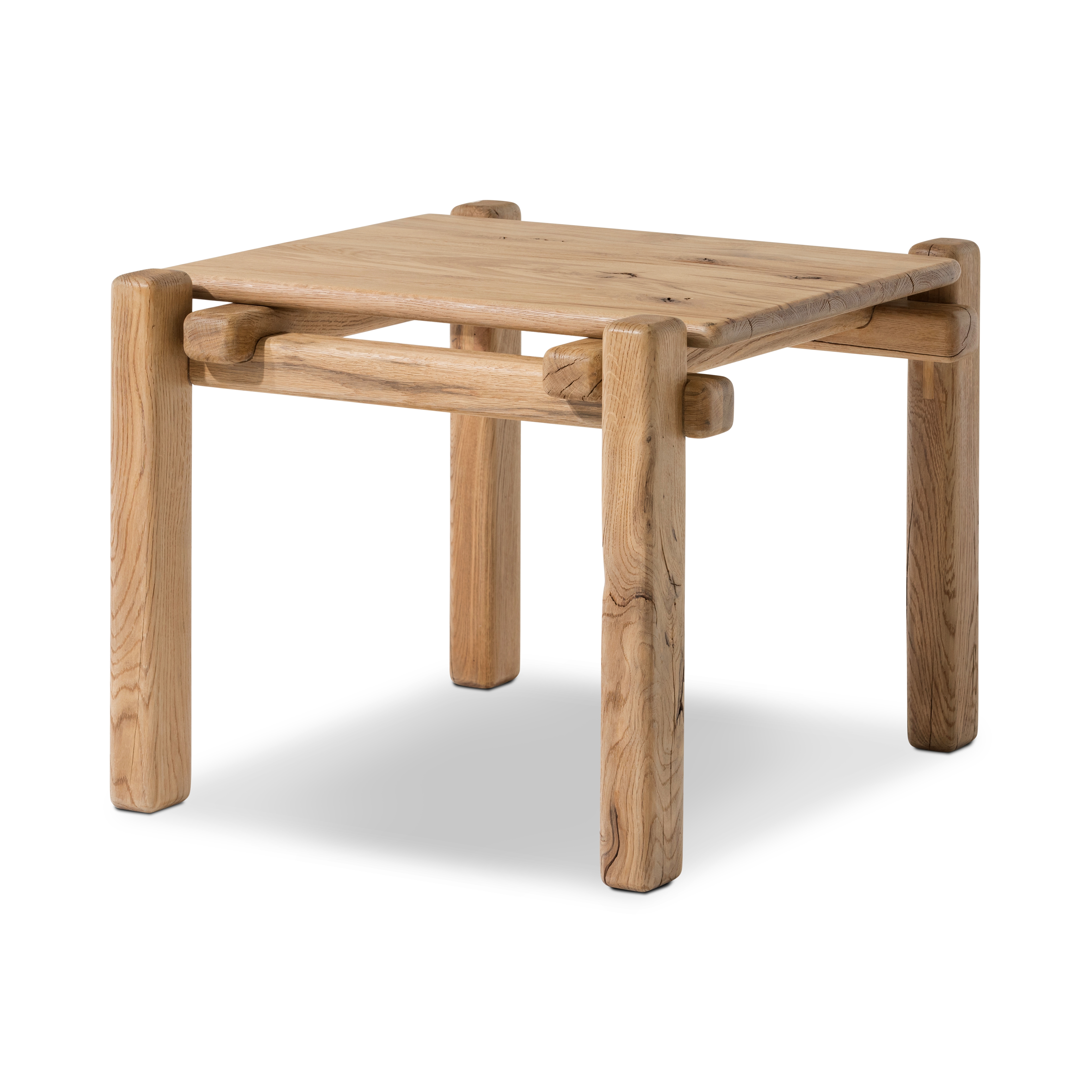 Marcia End Table-French Oak - Image 0