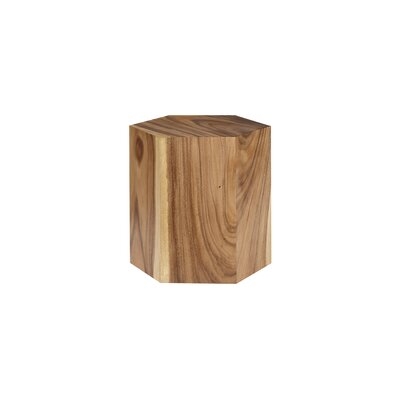 Solid Wood Block End Table - Image 0