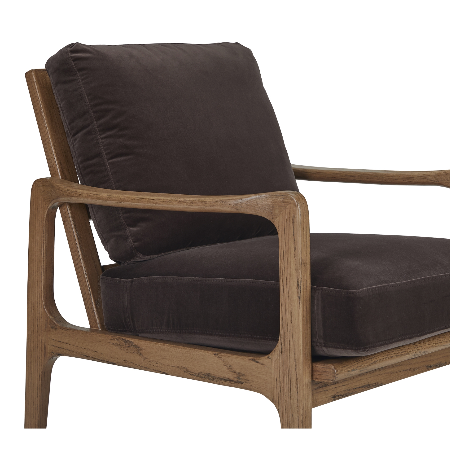 Fearne Accent Chair Dark Brown - Image 4