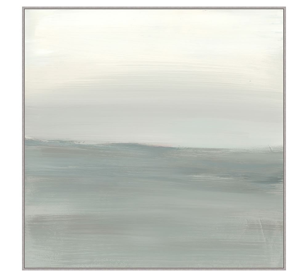Coastline Mist Framed Canvas Print #5, 51" x 51" - Image 0
