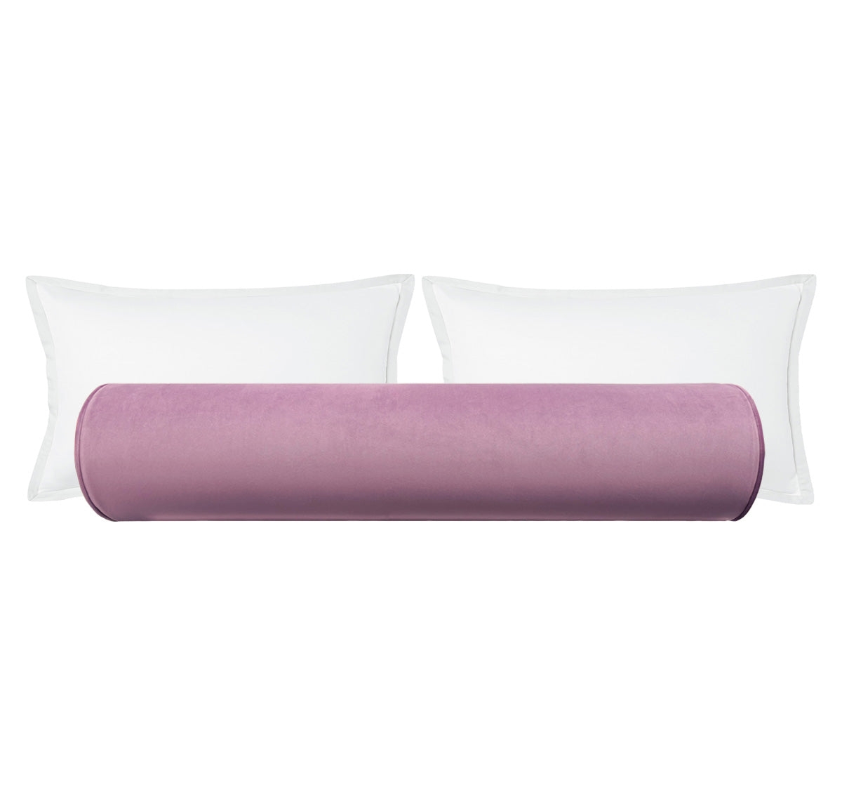 THE BOLSTER :: MELROSE VELVET // LAVENDER - Sample 4" X 4" - Image 0