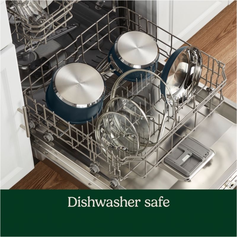 Cuisinart ® Chef's Classic™ Celestial Blue 11-Piece Stainless Steel Cookware Set - Image 4