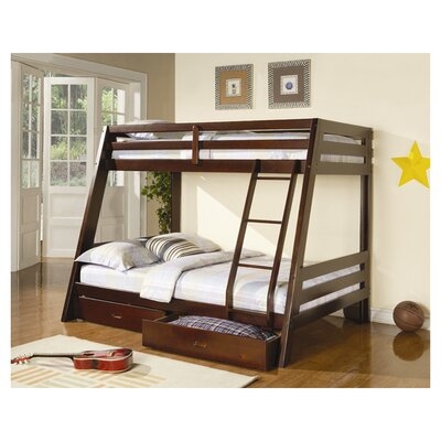 Mullin Twin Over Full Bunk Bed with Drawers - Image 0