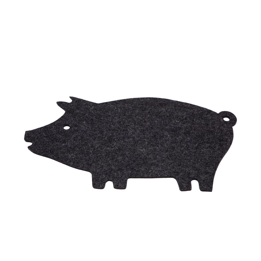Pig Trivet, Charcoal - Image 0