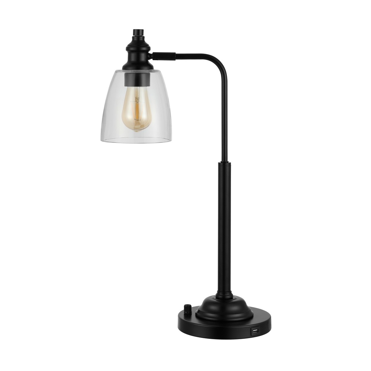 Rino 23" Table Lamp - Black - Safavieh - Image 0