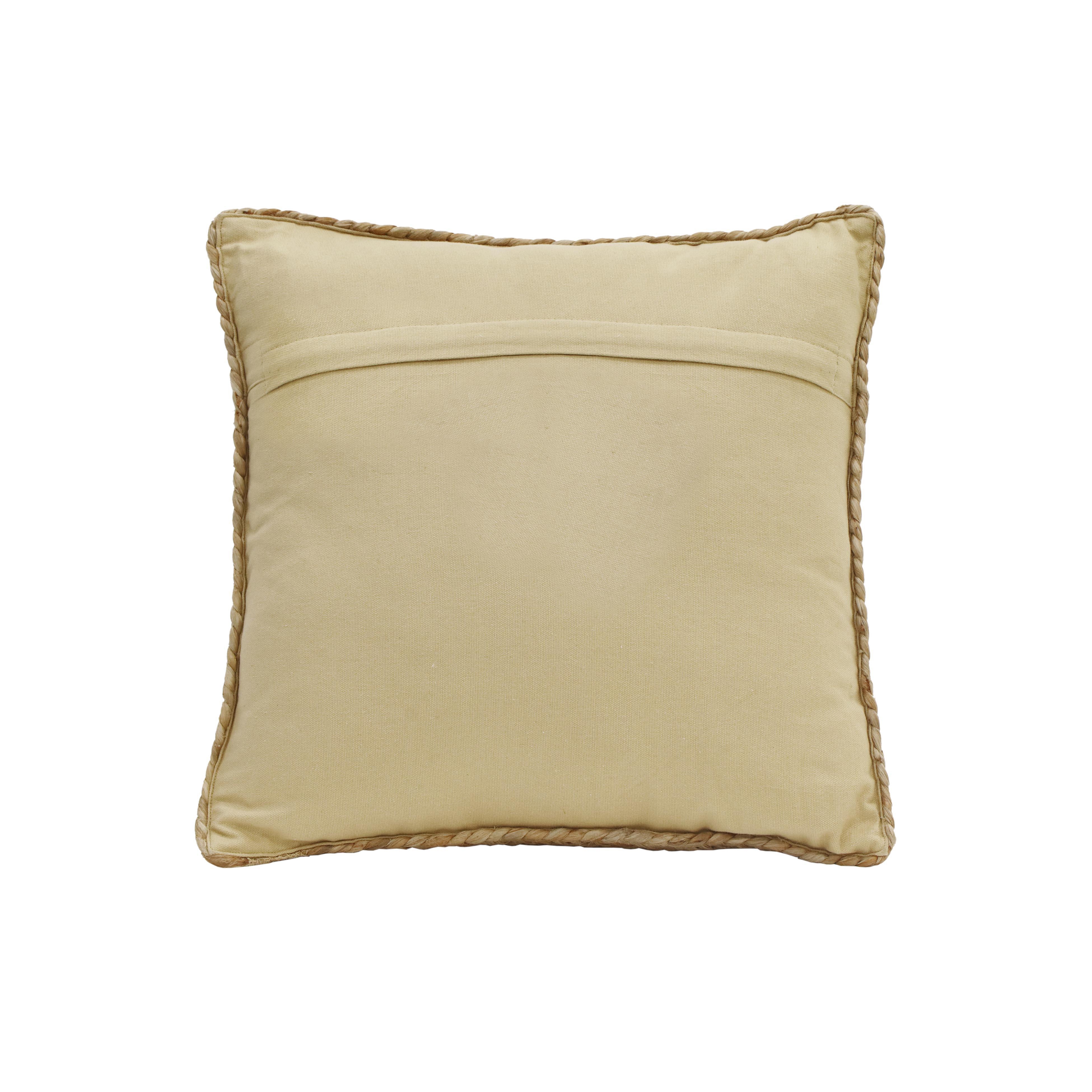 Blank Mind White Square Accent Pillow - Image 2