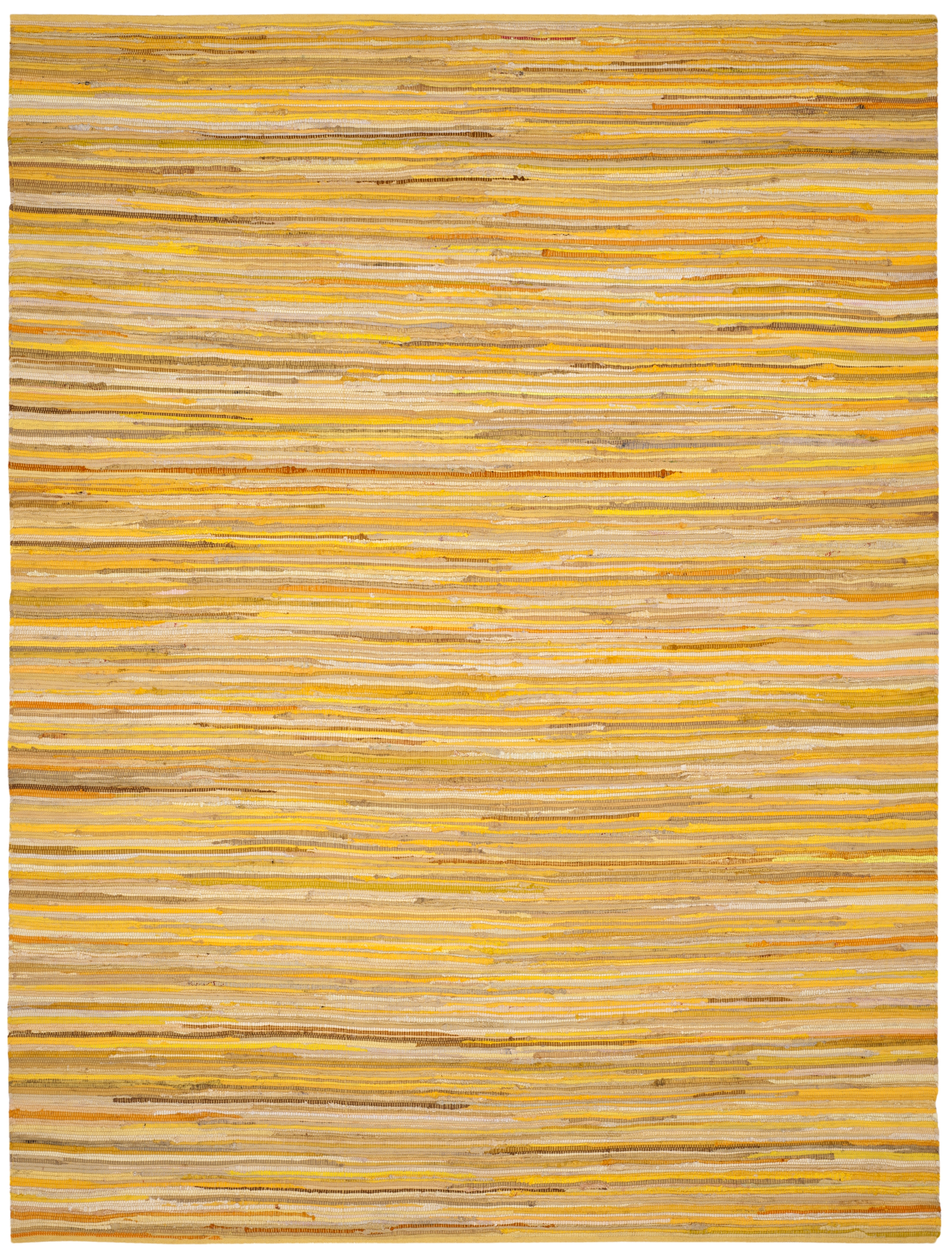 Arlo Home Hand Woven Area Rug, RAR130H, Yellow/Multi,  4' X 6' - Image 0