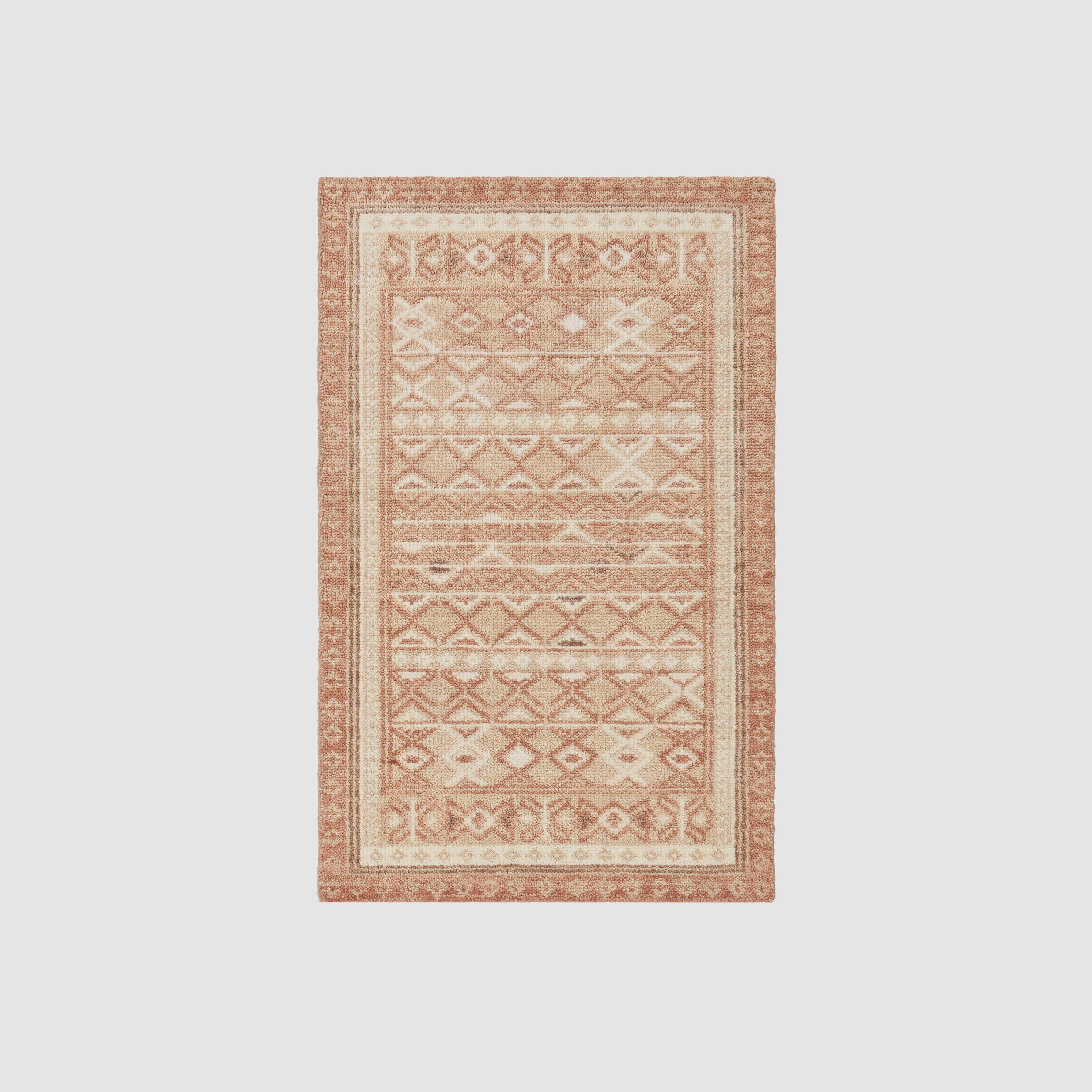 The Citizenry Ekaja Hand-Knotted Accent Rug | 2' x 3' | Clay - Image 4