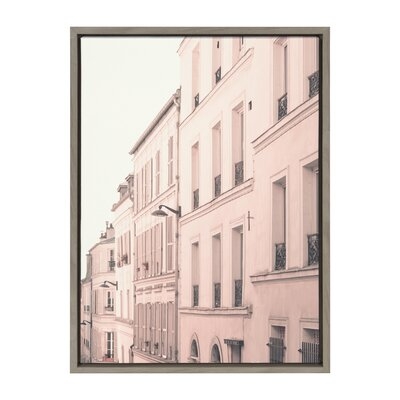 Parisian Perspective by Caroline Mint - Floater Frame Photograph Print on Canvas - Image 0