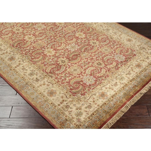 Heirloom Red Indoor 2' x 3' Handmade Rug - Image 3
