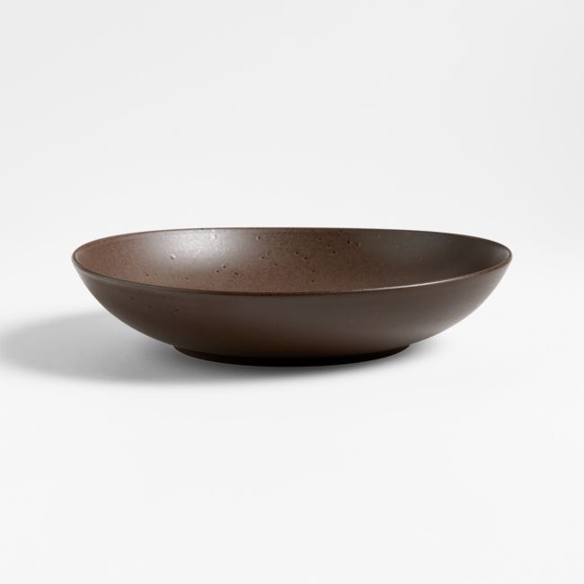 Craft Espresso Stoneware Low Bowl - Image 0