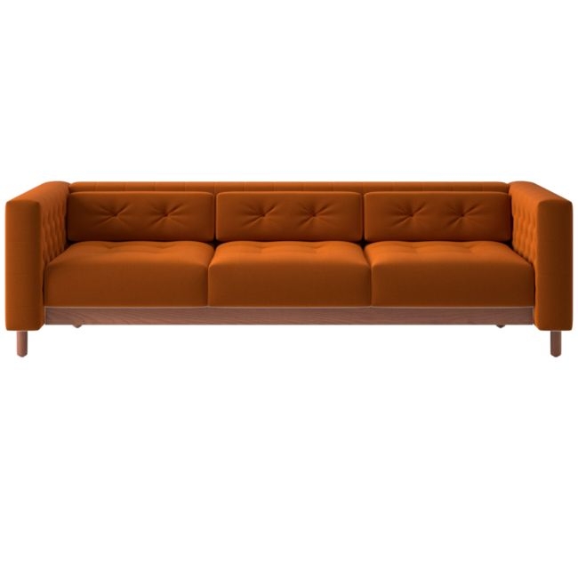 Marconi 81.5" Tufted Sofa Luca Russet - Image 0