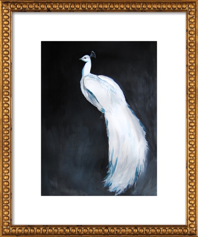 White Peacock II by Christine Lindstrom for Artfully Walls - Image 0