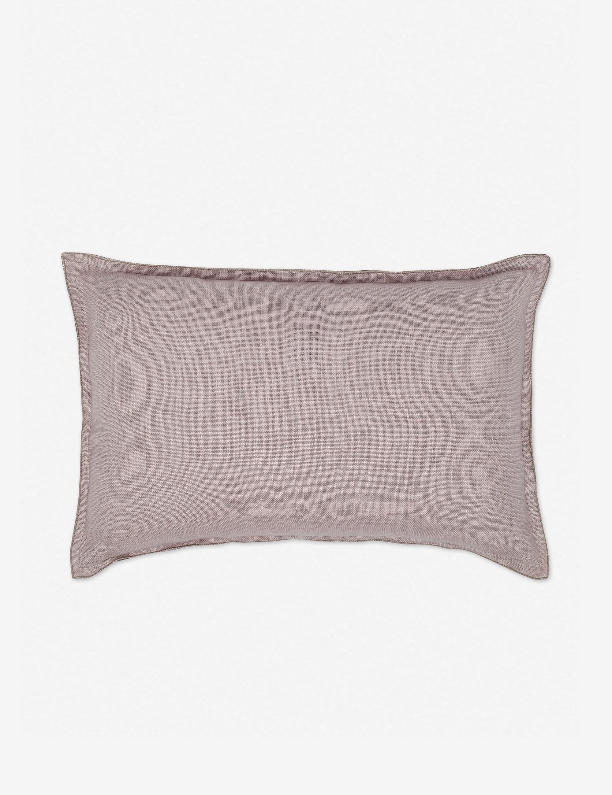 Arlo Linen Pillow - Aubergine / 13" x 20" - Image 62