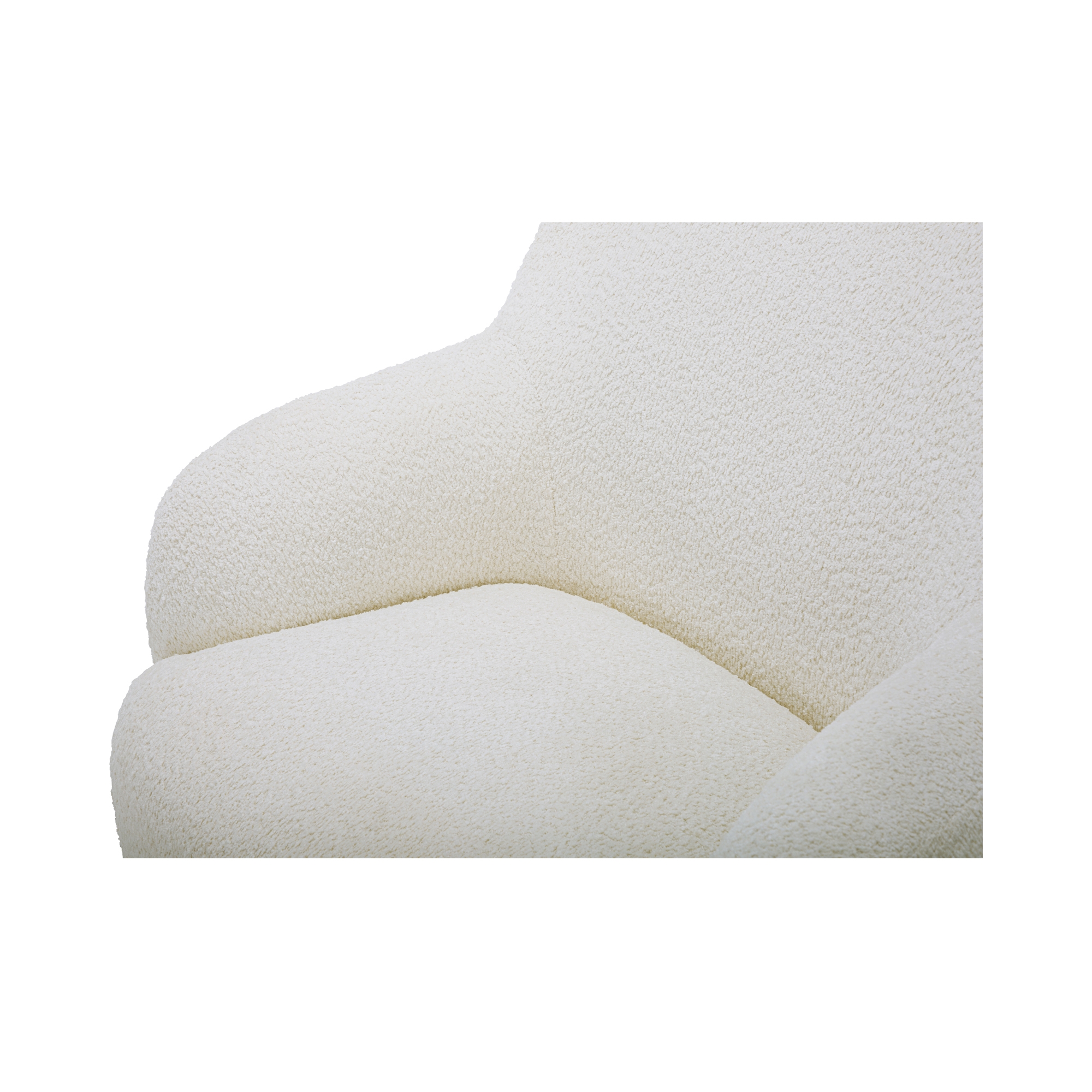 Stevie Lounge Chair Cream - Image 4