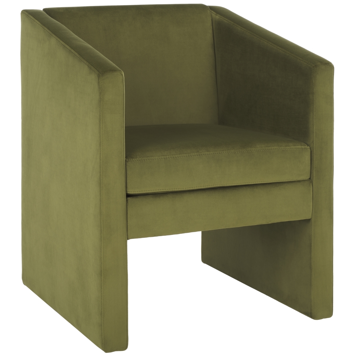 Ylva Accent Chair - Olive Green - Safavieh - Image 6