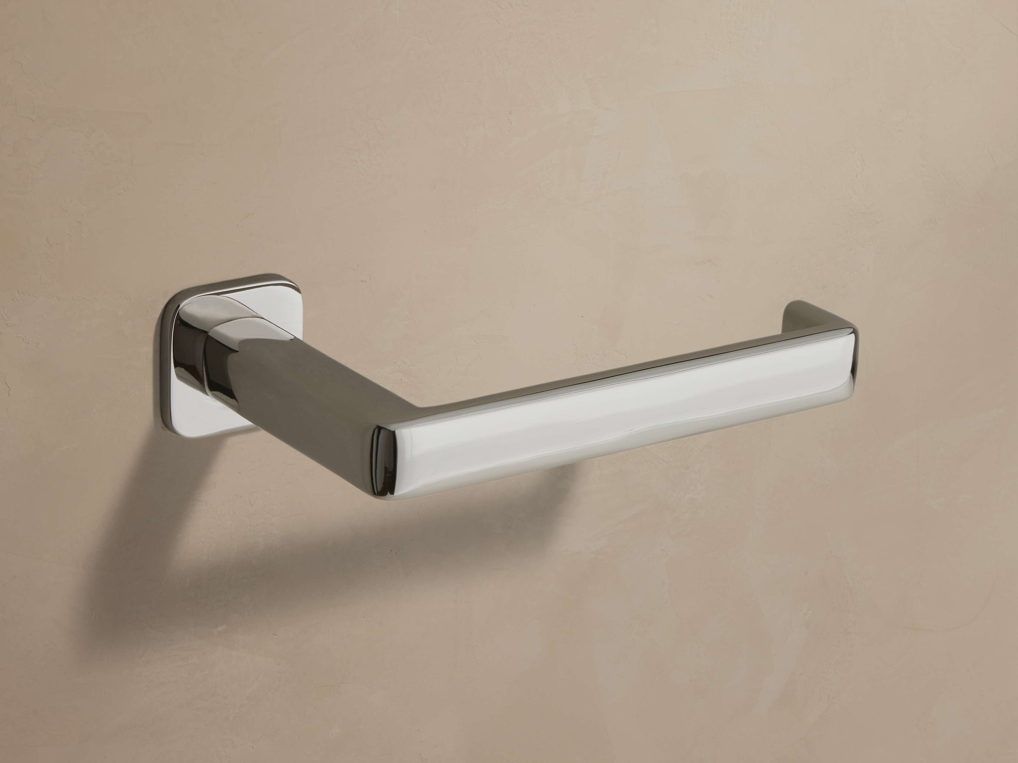 Logan Toilet Paper Holder in Metal Silver  Polished Nickel - Image 0