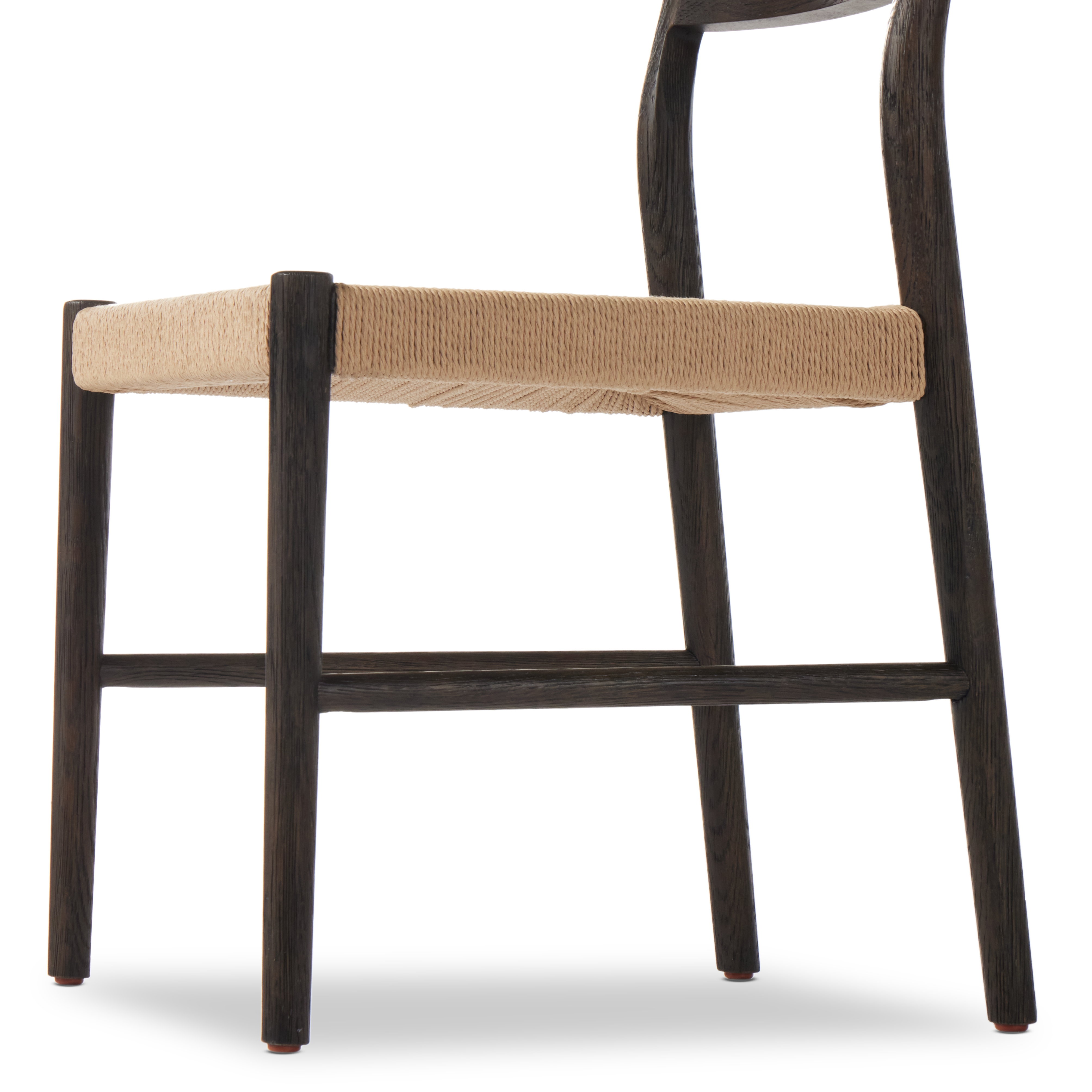 Glenmore Woven Dining Chair-Light Carbon - Image 9